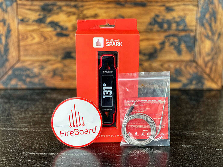 FireBoard Spark thermometer and leave in probe