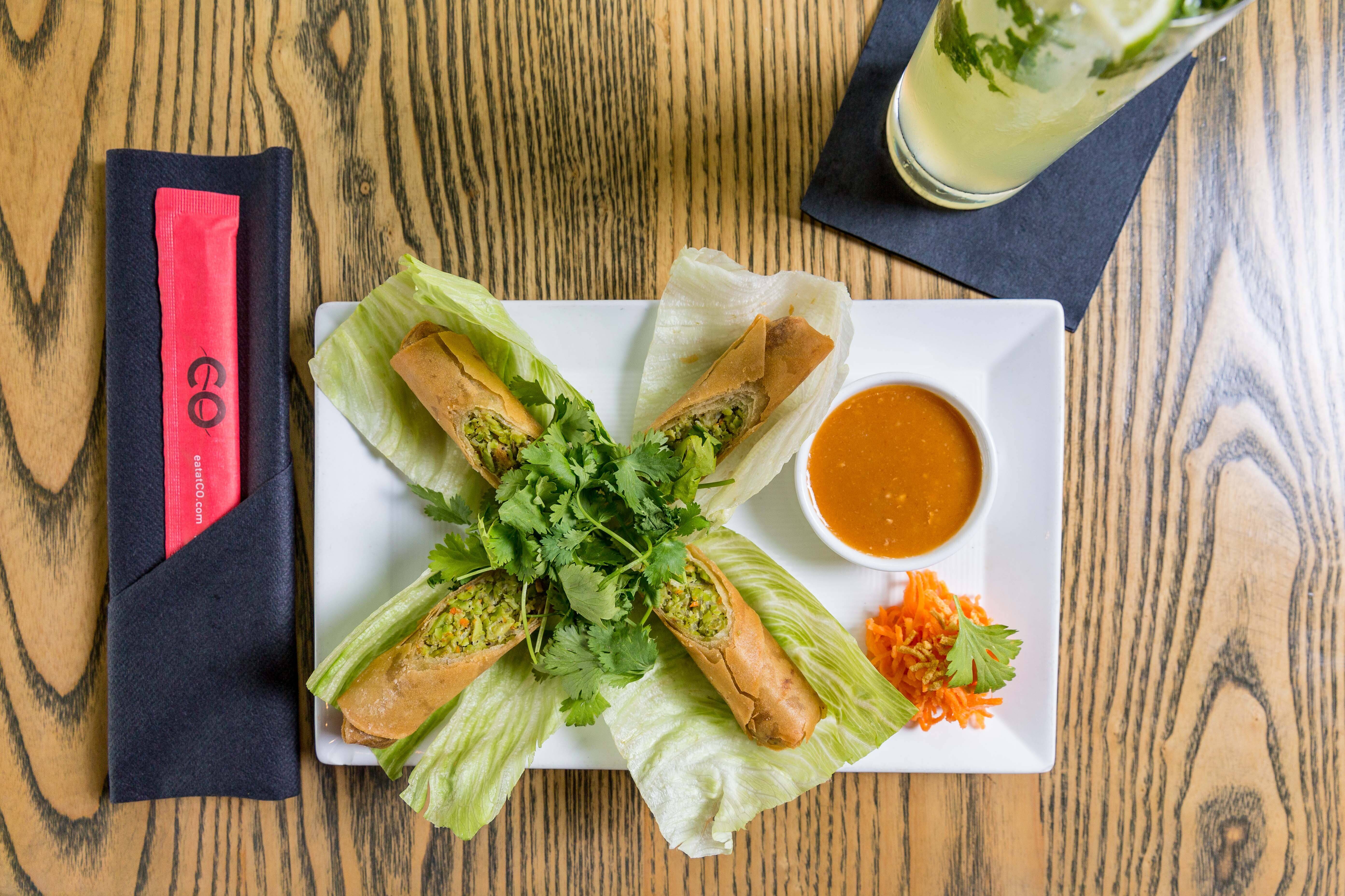 edamame spring rolls