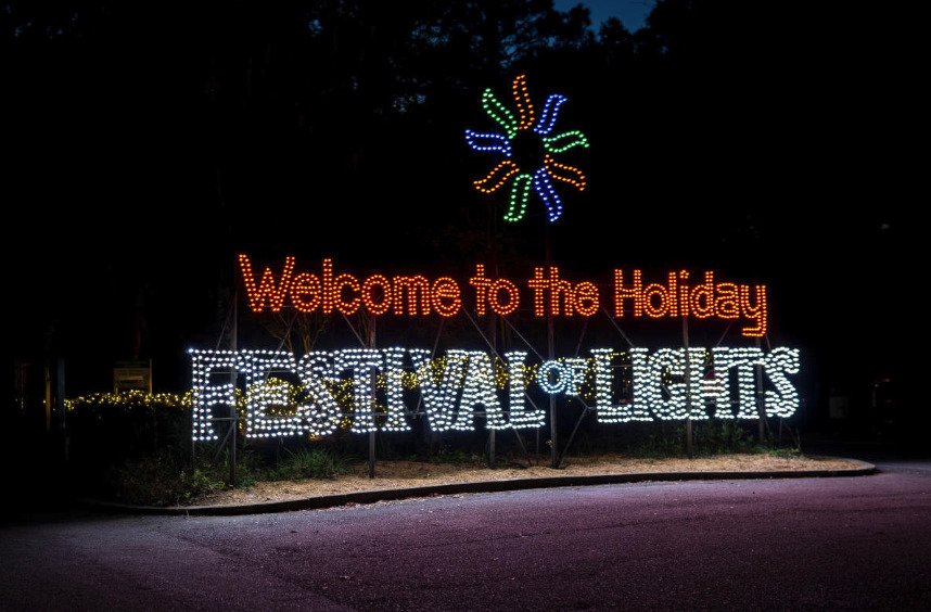 The 37th Annual Holiday Festival of Lights opens Nov. 13 at James Island County Park!