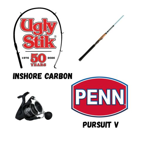 Ugly Stik Inshore Carbon and PENN Pursuit V Make a Versatile Inshore Setup
