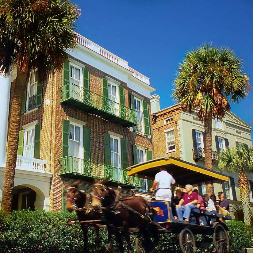 downtown charleston carriage ride valentines date 1