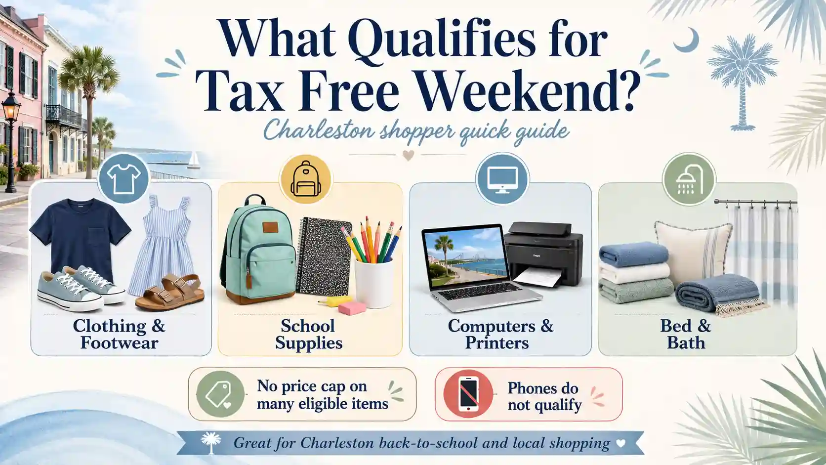 what qualifies for tax free weekend