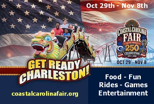 Coastal Carolina Fair Returns Thurs Oct 29th thru Sun Nov 8th (2)