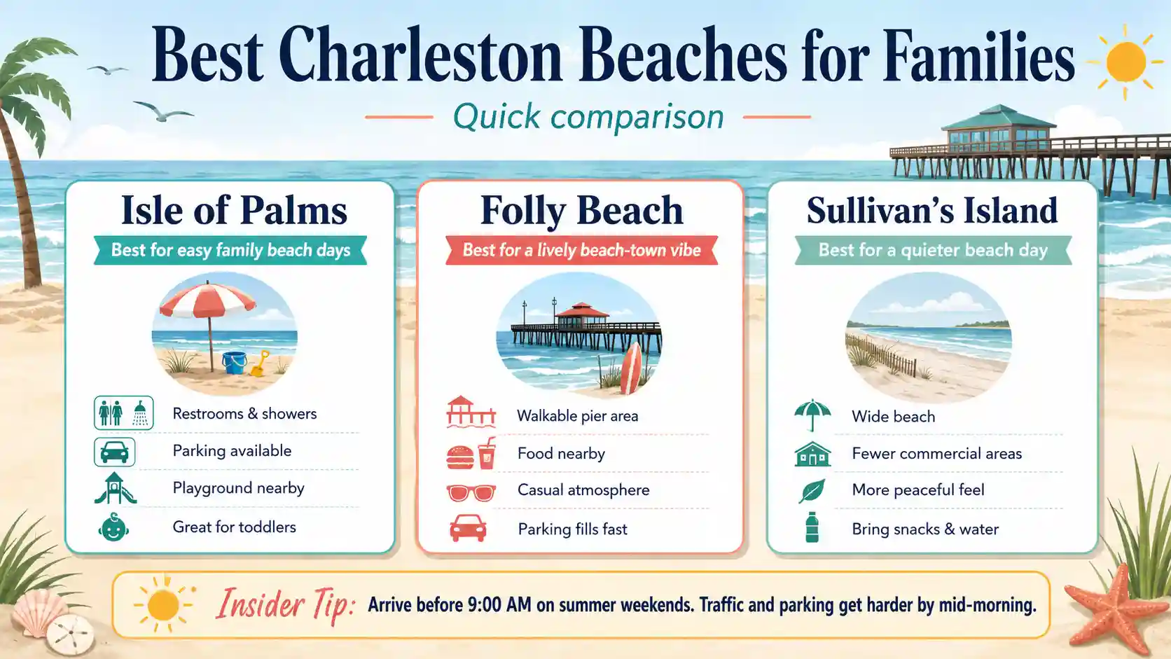 Which Charleston Beach Is Best for Families